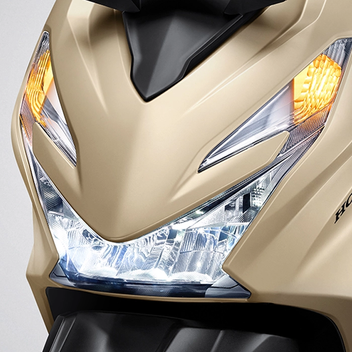 Sistem pencahayaan dengan teknologi LED berdesain modern membuat tampilanmu semakin keren