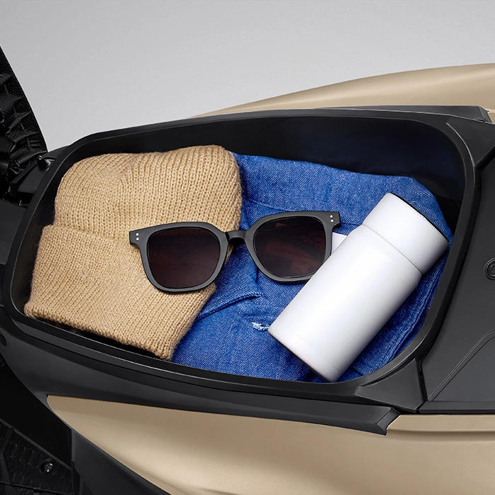 Sekali ada tempat buat barang lebih banyak dengan kapasitas bagasi yang lebih besar.