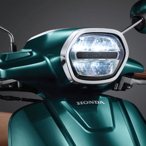 Aplikasi lampu LED pada semua titik pencahayaan, meliputi lampu depan, lampu belakang serta lampu sein