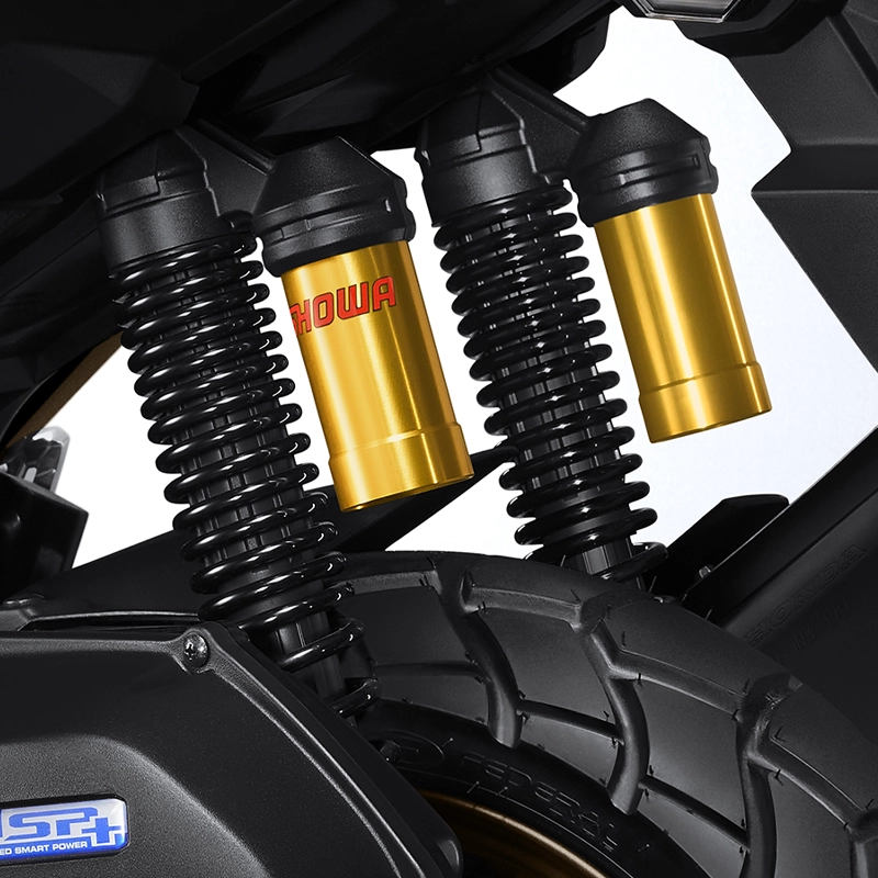 Suspensi belakang dilengkapi dengan tabung untuk mendapatkan performa rebound suspensi lebih baik dan nyaman.