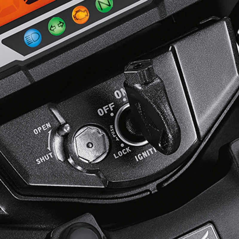 Sistem kunci dengan cover bermagnet dengan cover penutup yang kuat untuk mengurangi resiko pencurian